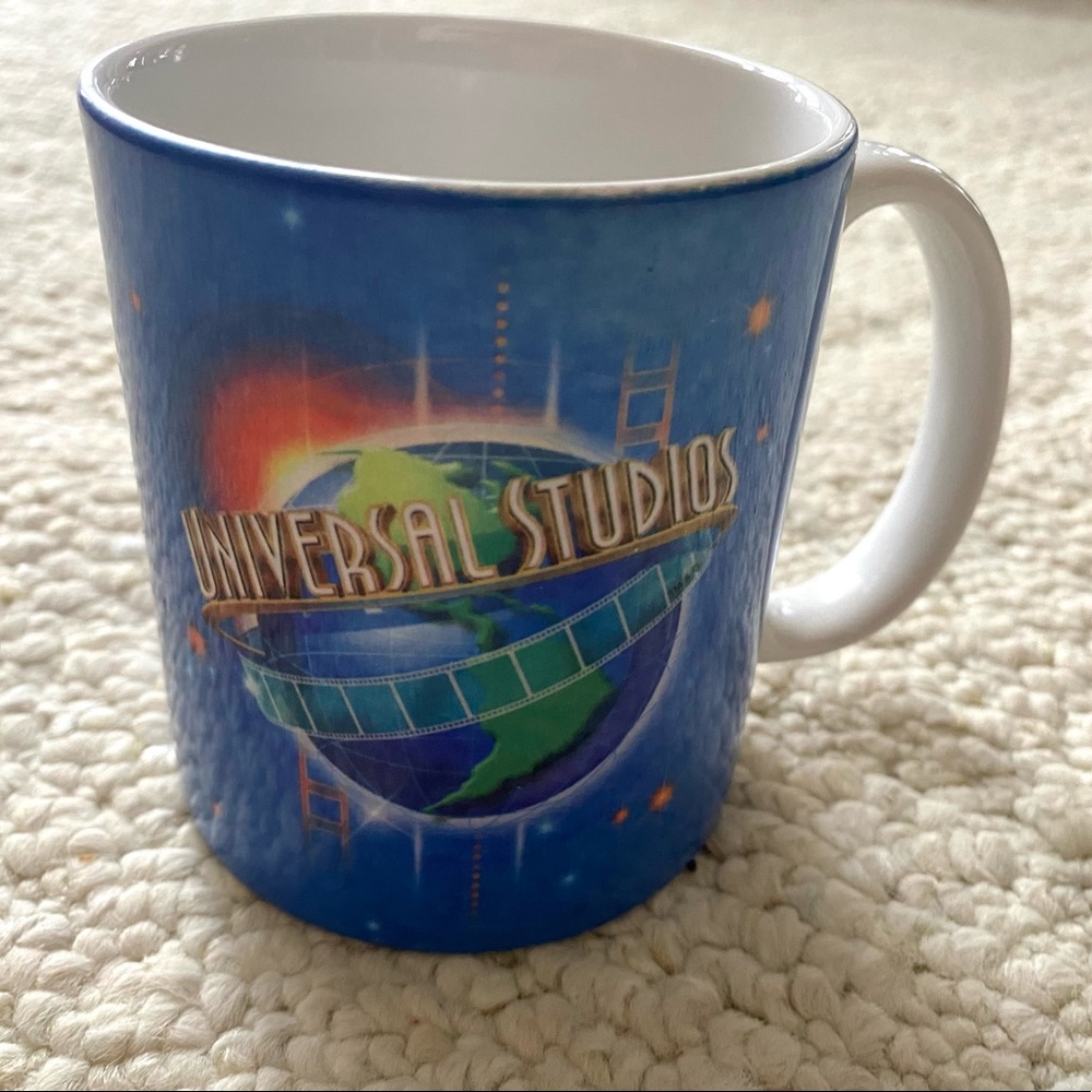 Universal Studios Logo Blue Coffee Tea Mug 2008